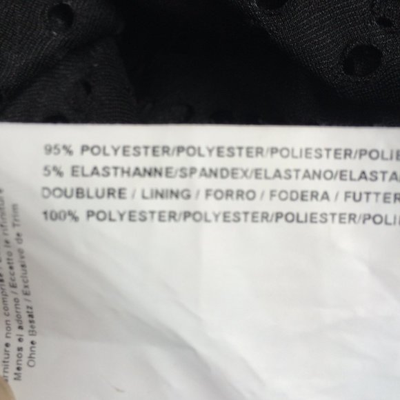 Joseph Ribkoff Womens Sleeveless Top Blouse Sz 8 Black Wire Collar Eylet Fabric - Picture 6 of 6